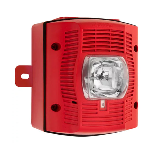 Fire Life Safety อุปกรณ์ป้องกันอัคคีภัยในอาคาร NOTIFIER Advance Weatherproof Wall Speaker Strobe code SPSWK