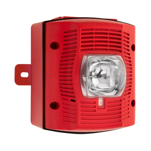 Fire Life Safety อุปกรณ์ป้องกันอัคคีภัยในอาคาร NOTIFIER Advance Weatherproof Wall Speaker Strobe code SPSWK