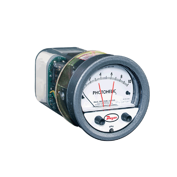 Dwyer Series A3000 Photohelic Pressure Switch/Gage A3150