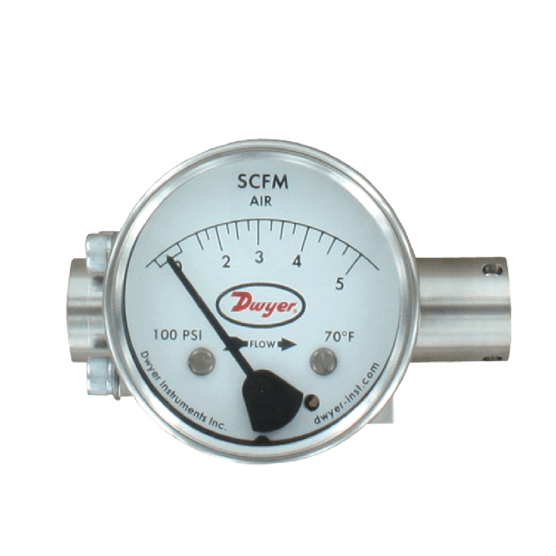 Flowmeter Dwyer มิเตอร์วัดอัตราการไหลแบบ DTFF  (Water) DTFF-1S-15W