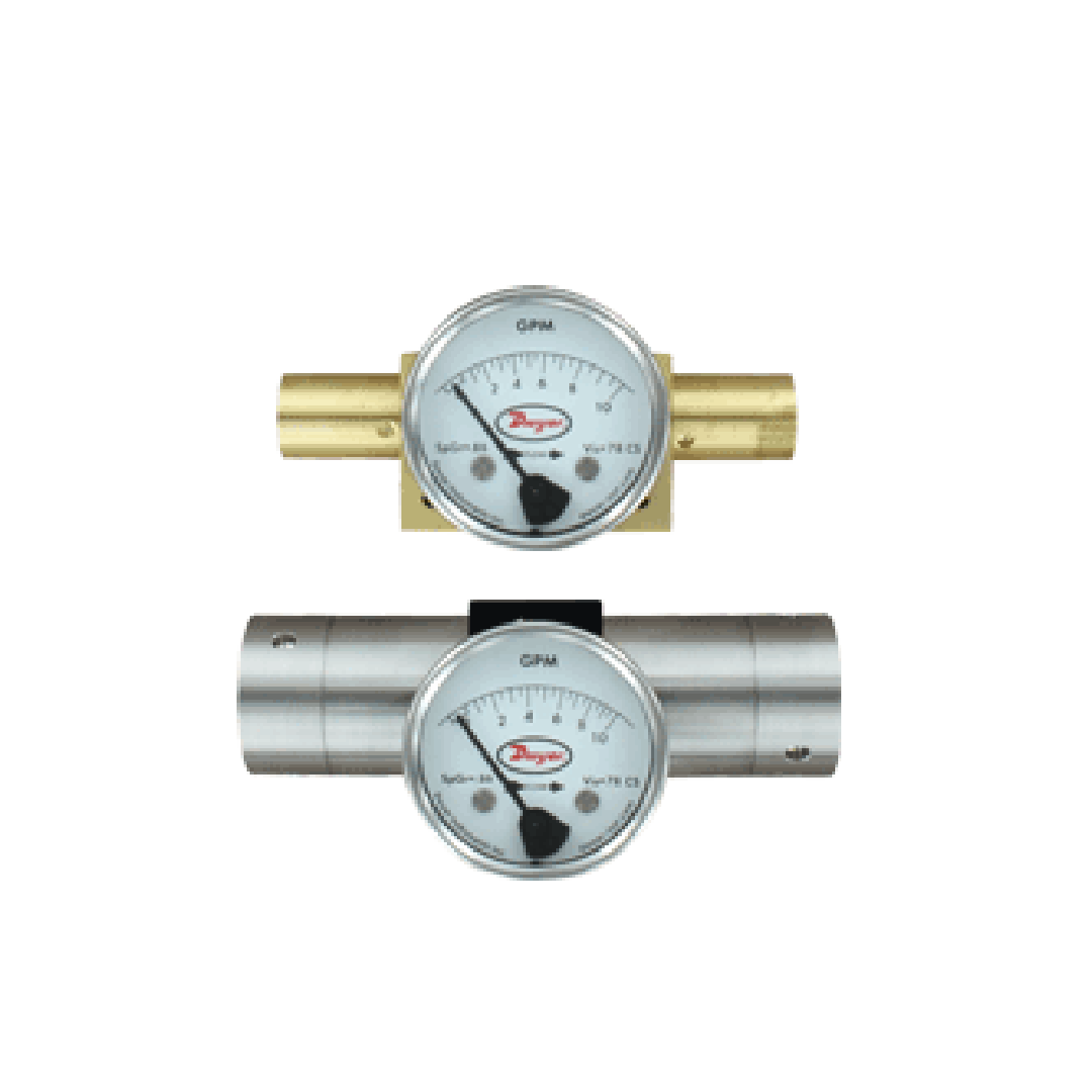 Flowmeter Dwyer เครื่องวัดอัตราการไหล DTFO ซีรีส์สำหรับน้ำมัน Range 0-8 DTFO-2B-8O
