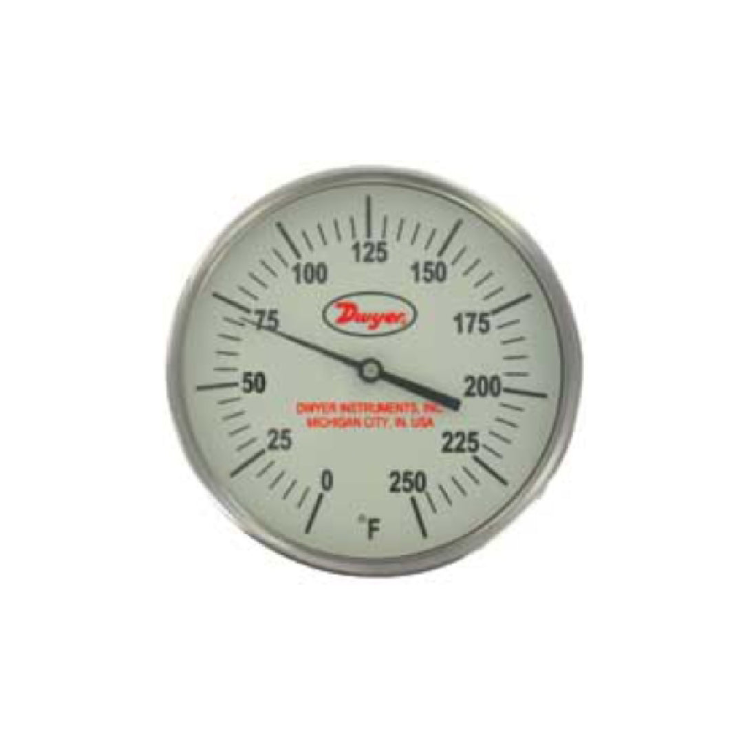เทอร์โมมิเตอร์ Dwyer  Series GBT Glow-in-the-Dark Bimetal Thermometer GBTA525121