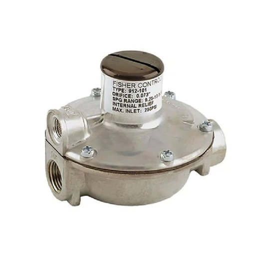 วาล์วปรับแรงดันแก๊ส Stage Pressure Regulator Fisher รุ่น  912H - 520 Size 1/4" x 3/8" FNPT
