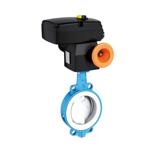 EBRO Butterfly Valve Wafer Type T211-A EN-JS 1025 Cast Iron 65 DN 2½ นิ้ว 10 บาร์