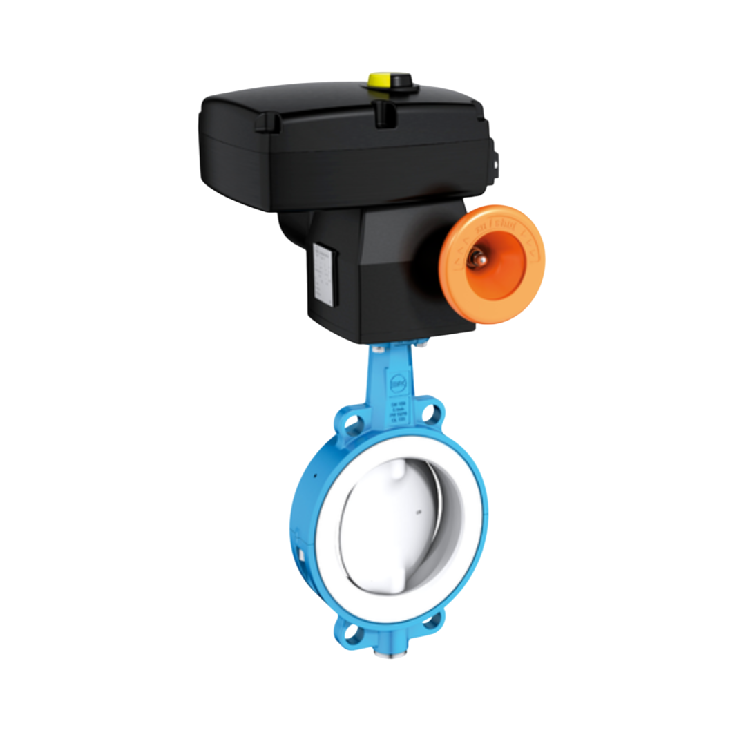 EBRO Butterfly Valve Wafer Type T211-A EN-JS 1025 Cast Iron 125 DN 5 นิ้ว 10 บาร์
