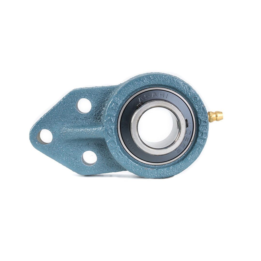 ตลับลูกปืน Bearing ASAHI three-bolt flange bracket unitscode UCFK 201