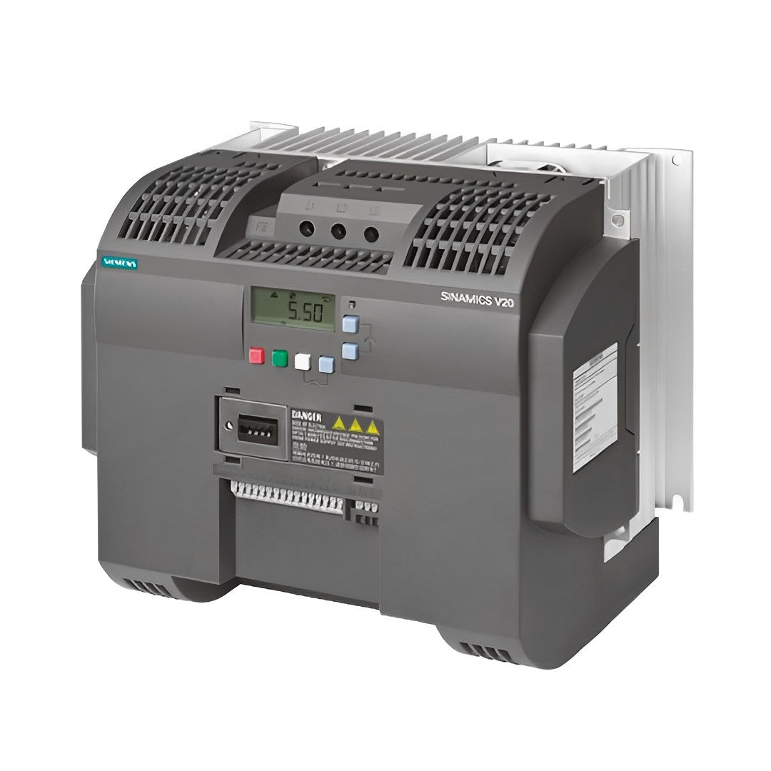 Siemens Inverter Drive SINAMICS V20 Series  7.5 kW  3 Phase  400 V ac  16.5 A Code 6SL3210-5BE27-5UV0