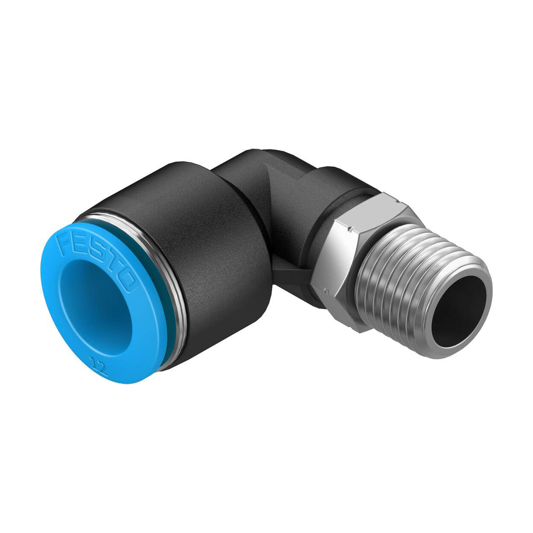 ข้อต่อตัว L แบบงอ FESTO QSL-1/4-12-20 PART NO.130734