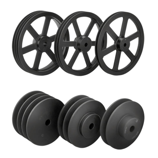 V pulley มูเล่ MEGADYNE V-belt pulleys with solid hub code SPC180-6
