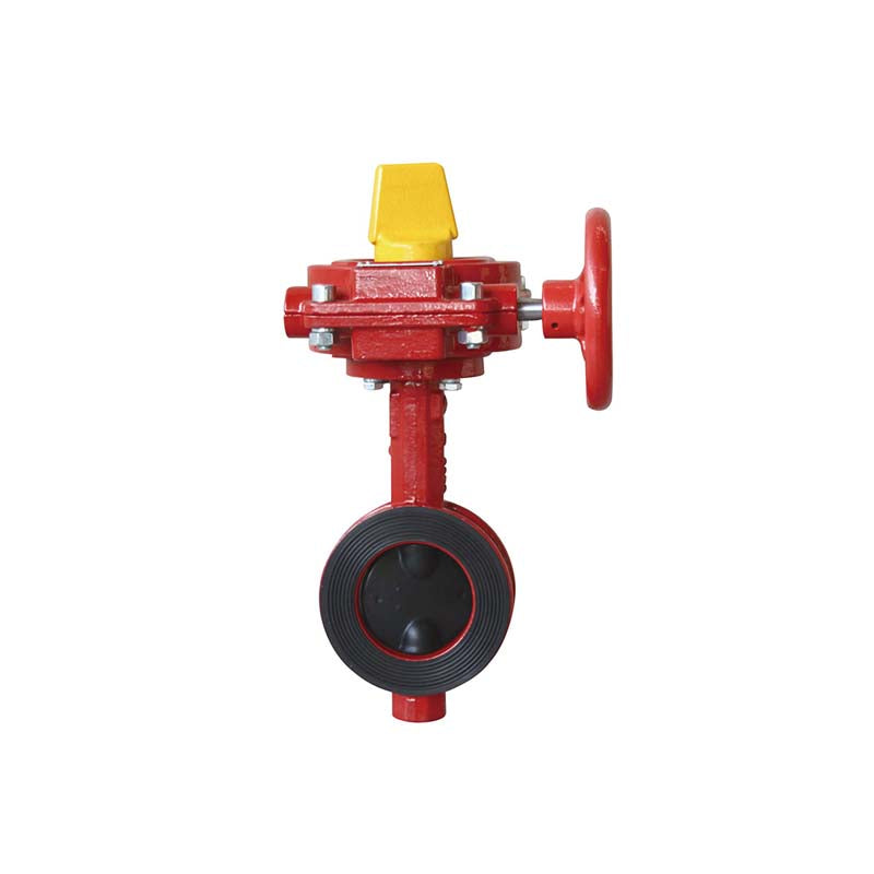 Mech Wafer Resilient Butterfiy Valve Gear Operated with Tamper Switch Model XD371X 2 นิ้ว