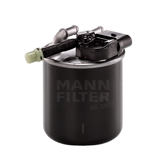 ไส้กรอง  Mann Filter กรองน้ำมันเชื้อเพลิง Fuel Filter WK 820/17