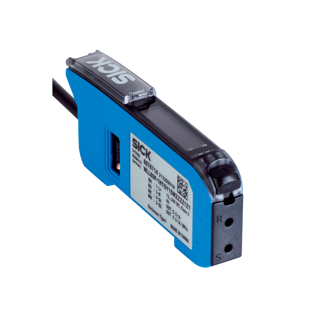 Detection Sensors SICK รุ่น Fiber-Optic Sensors WLL80P-1FTGY1DEZZZZ1Z1_6076718 ไฟเบอร์ออปติกเซนเซอร์