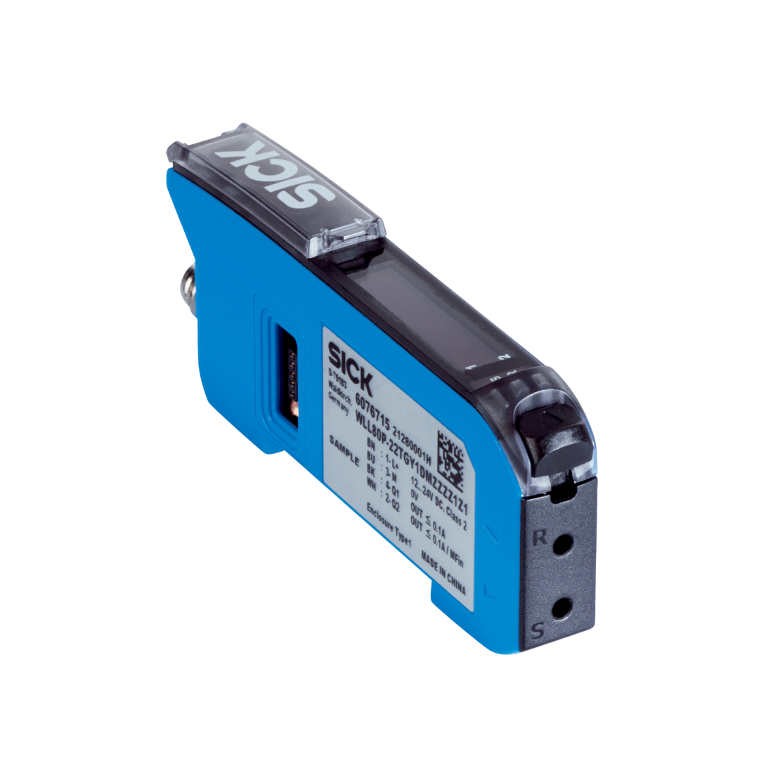 Detection Sensors SICK รุ่น Fiber-Optic Sensors WLL80P-22TGY1DEZZZZ1Z1_6076719 ไฟเบอร์ออปติกเซนเซอร์