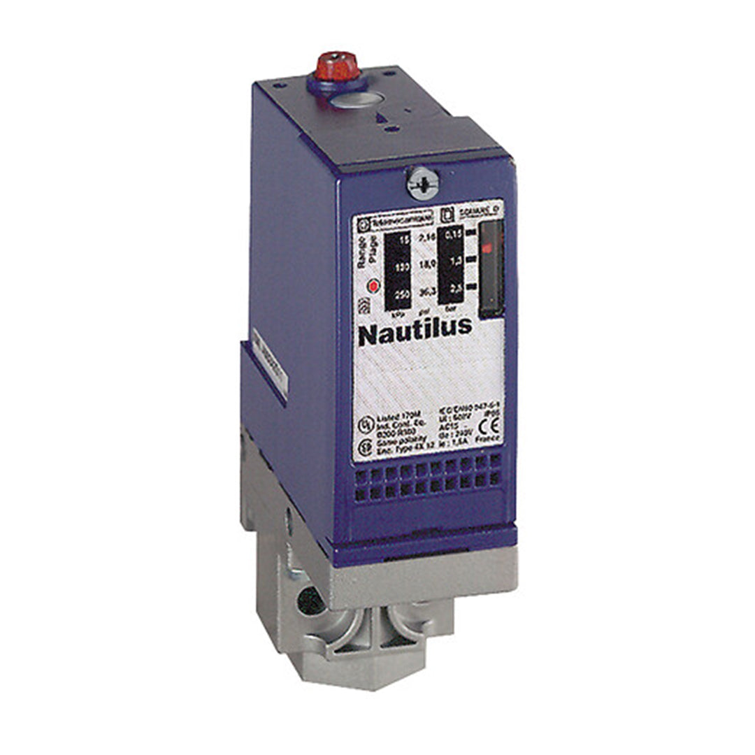 Pressure Sensor & Pressure Switch เซ็นเซอร์วัดความดัน Telemecanique Sensors code XMLA010A2S11