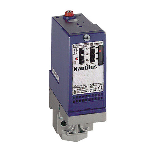 Pressure Sensor & Pressure Switch เซ็นเซอร์วัดความดัน Telemecanique Sensors code XMLA010A2S12