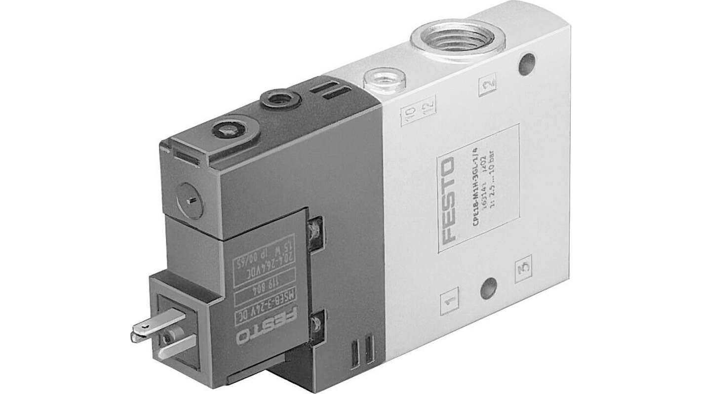 โซลินอยด์วาล์ว FESTO VUVS-L20-B52-D-G18-F7-1C1