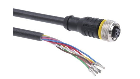 Turck Straight Female 8 way M12 to 8 way Unterminated Sensor Actuator Cable รหัส E-RKC8T-264-2