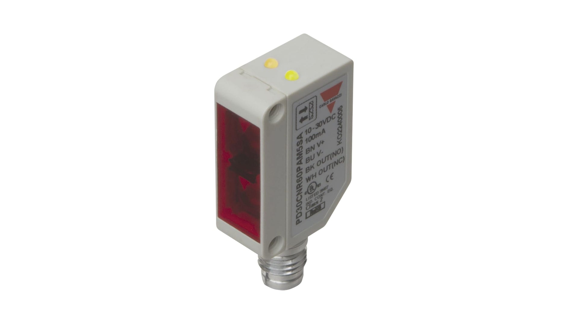 Carlo Gavazzi Retroreflective Photoelectric Sensor Code PD30CNP50PAM5PS