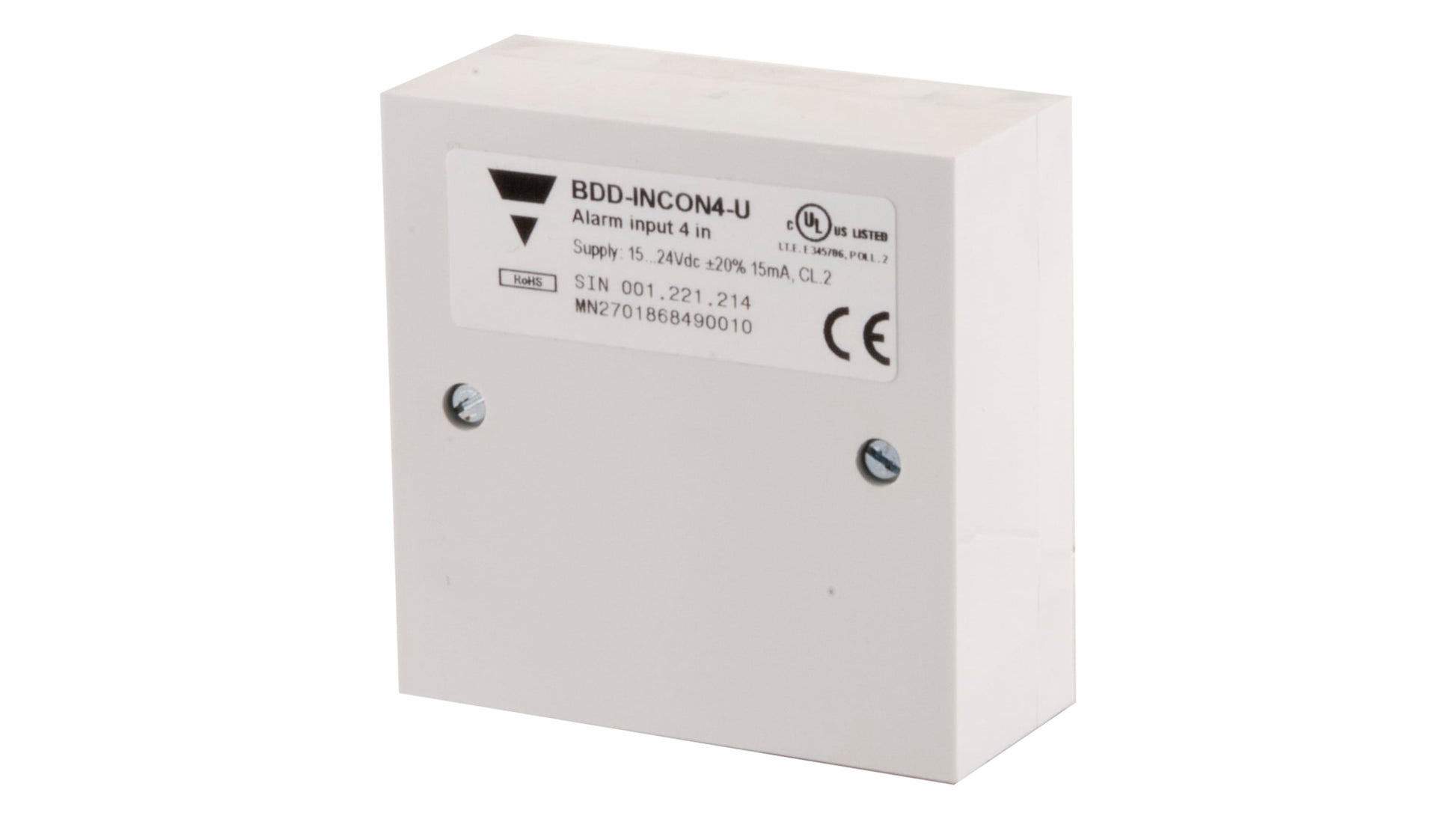 Carlo Gavazzi BDD Series PLC I/O Module for Use with UWP30RSEXXX + SH2MCG24 Code BDD-INCON4-U