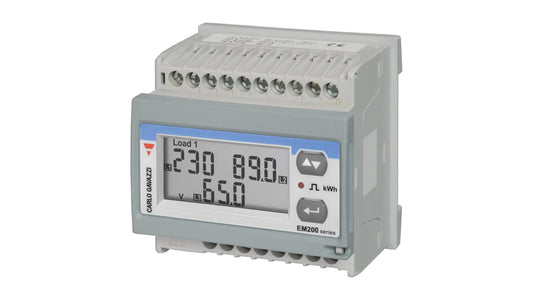 Carlo Gavazzi 3 Phase LCD Energy Meter Code EM21072DAV53HOXPFBD