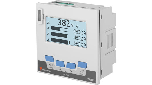 Carlo Gavazzi LCD Digital Panel Multi-Function Meter Code WM1596AV53XOSX