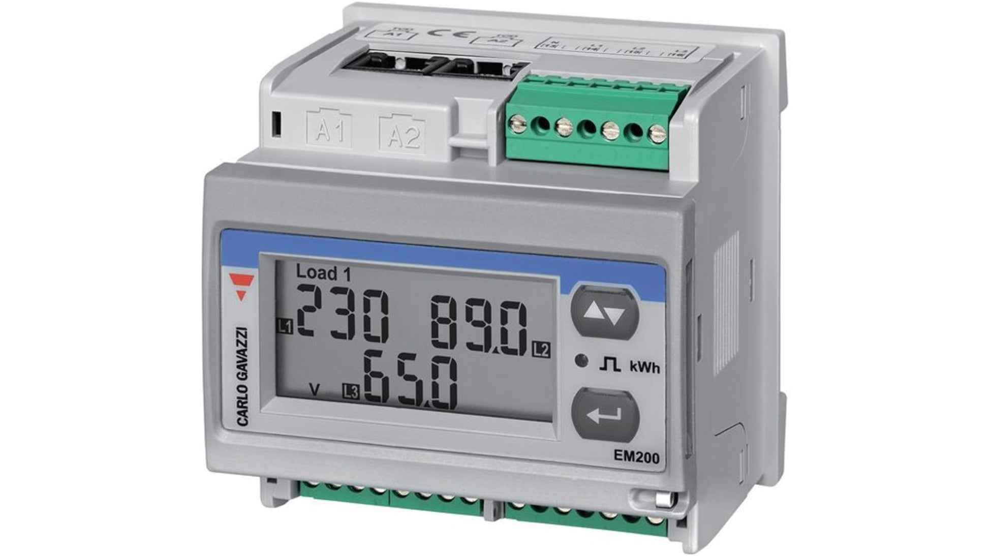 Carlo Gavazzi 3 Phase LCD Energy Meter Code EM27172DMV53XOSX