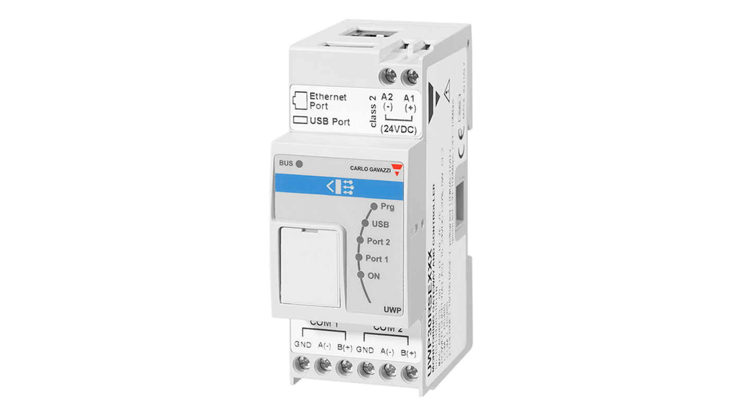 Carlo Gavazzi Control Unit for Use with Energy Meters Code UWP30RSEXXXSE