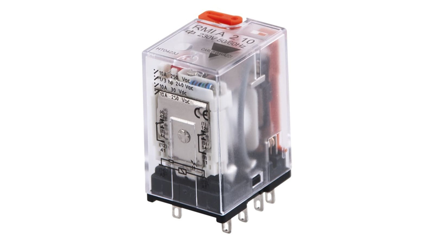 Carlo Gavazzi Plug In Power Relay Code RMIA21048VAC