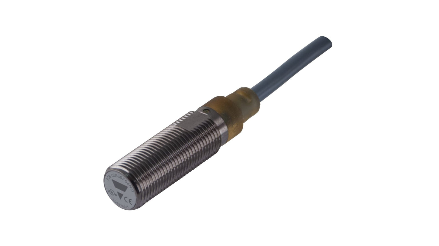 Carlo Gavazzi ICB12 Series Inductive Barrel-Style Inductive Proximity Sensor Code ICB12S30F02PO