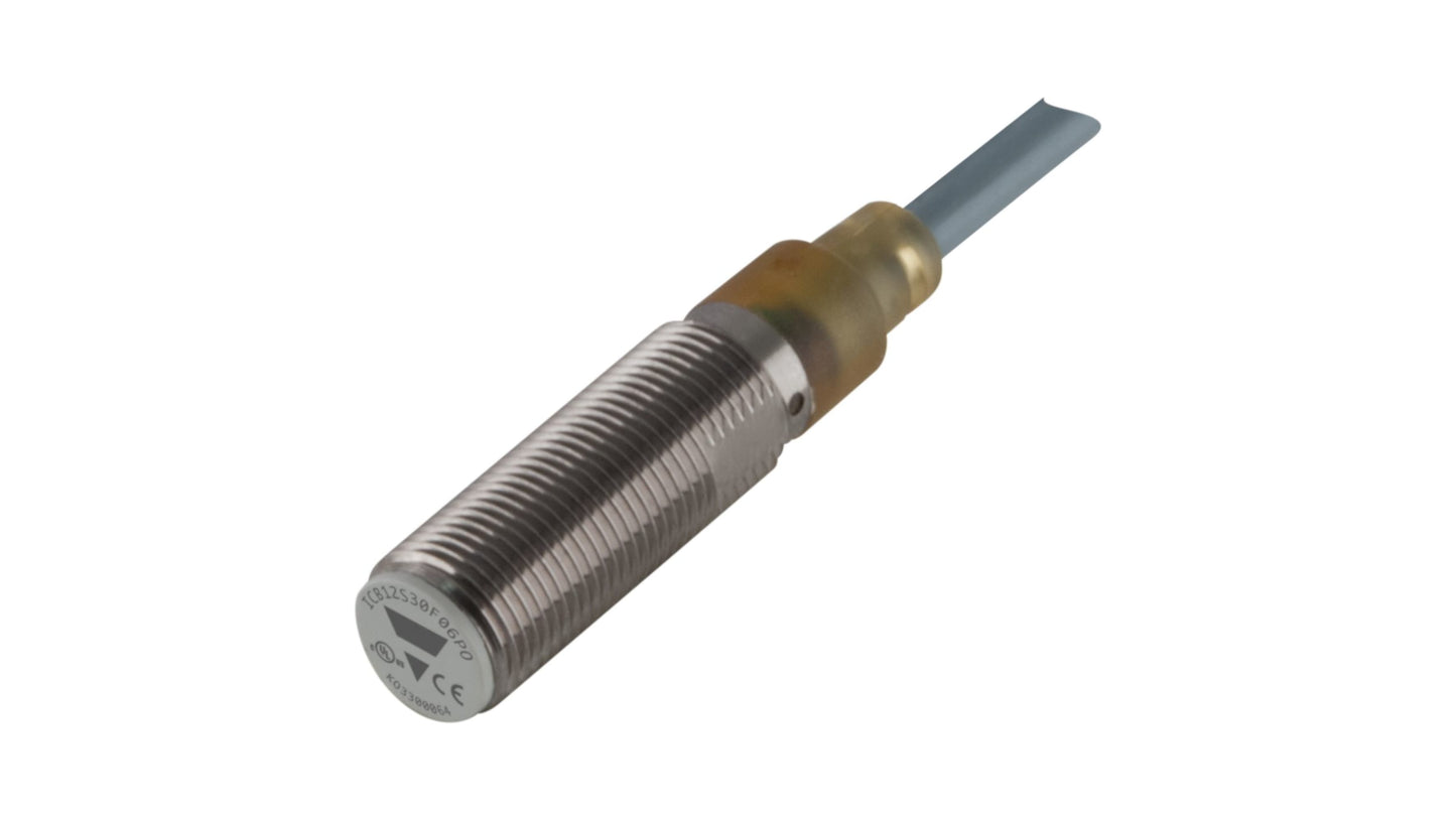 Carlo Gavazzi ICB12 Series Inductive Barrel-Style Inductive Proximity Sensor Code ICB12S30F06PO