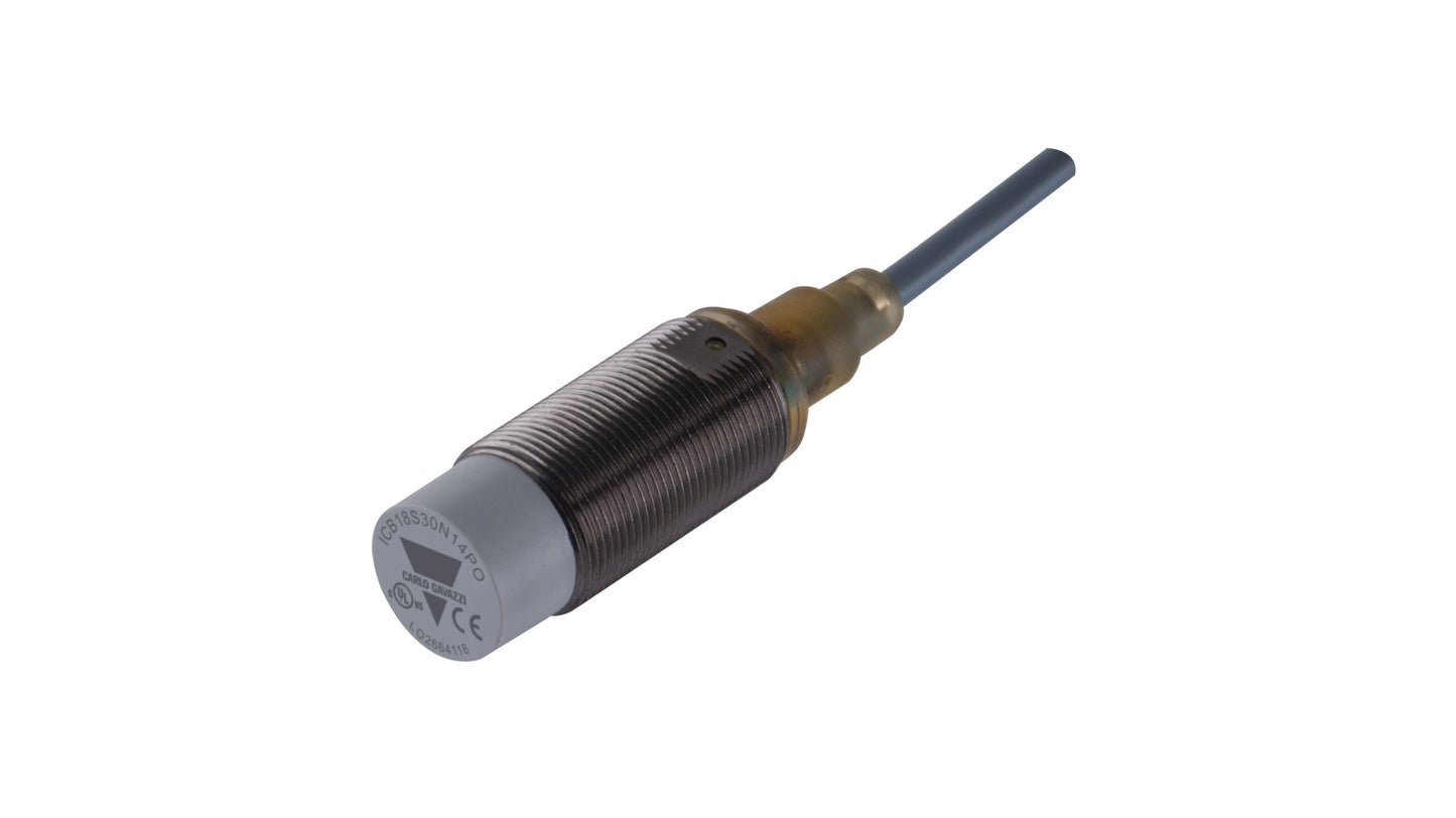 Carlo Gavazzi ICB18 Series Inductive Barrel-Style Inductive Proximity Sensor Code ICB18S30N08NO