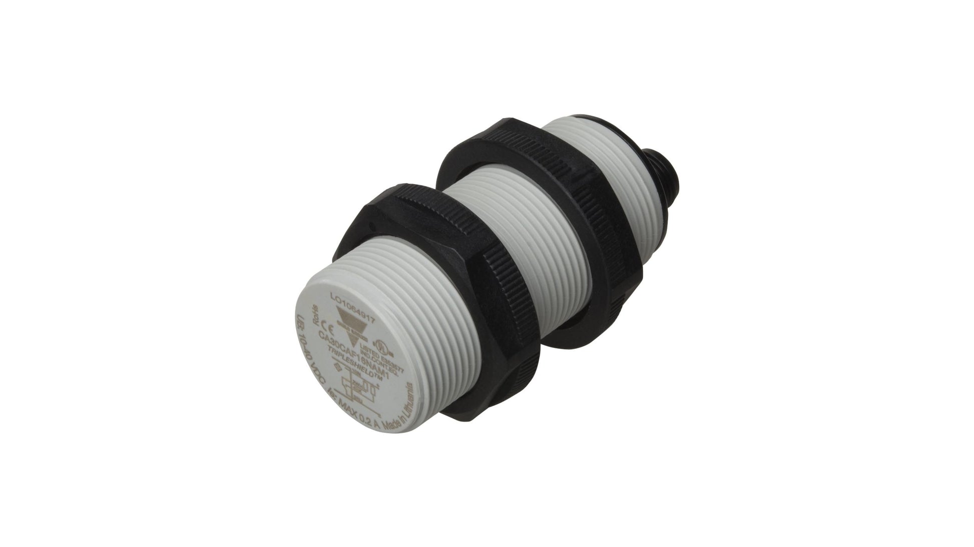 Carlo Gavazzi CA30CAF Series Capacitive Barrel-Style Proximity Sensor Code CA30CAF16PAM1