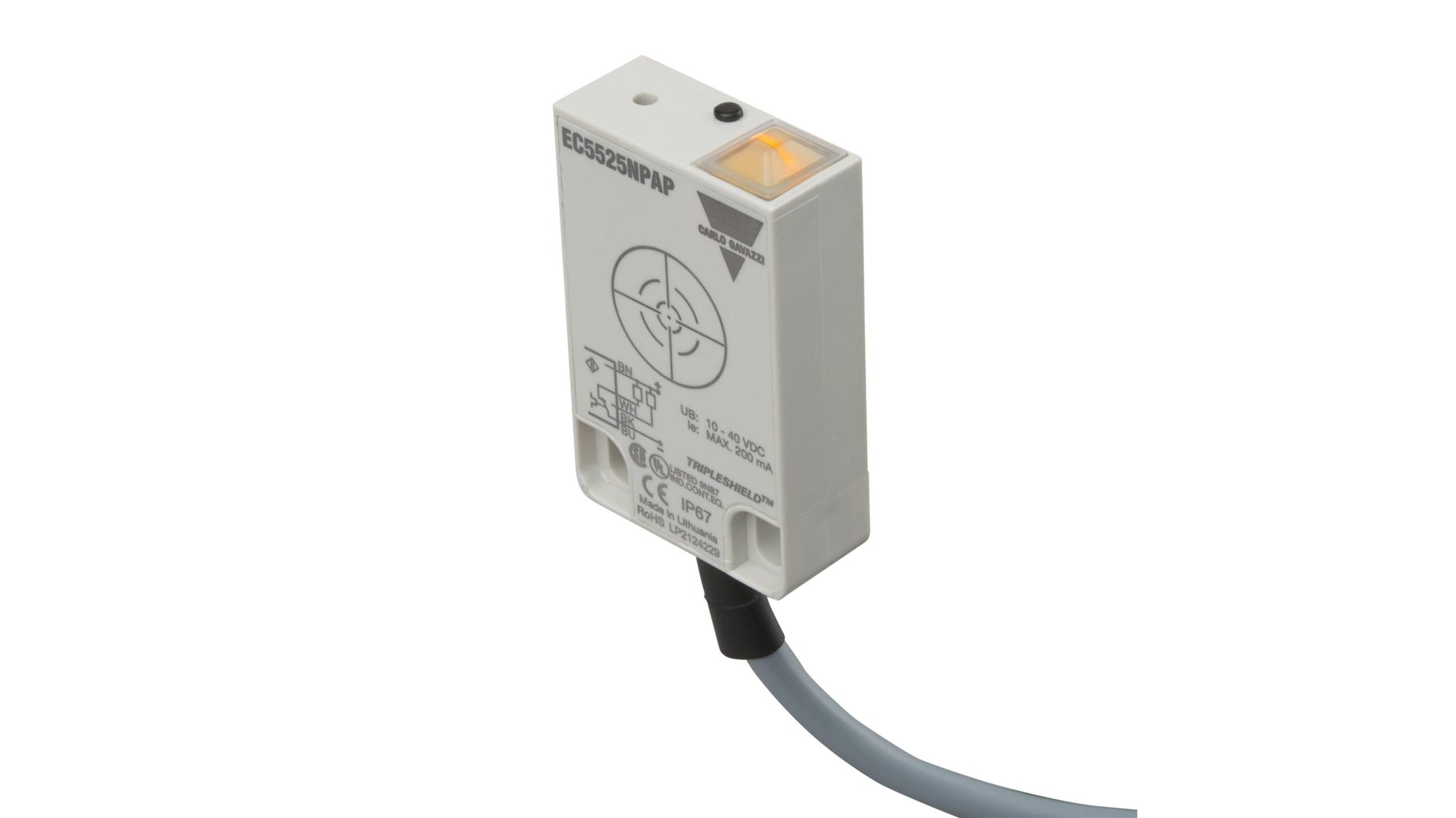 Carlo Gavazzi EC5525 Series Capacitive Block-Style Proximity Sensor Code EC5525PPAP