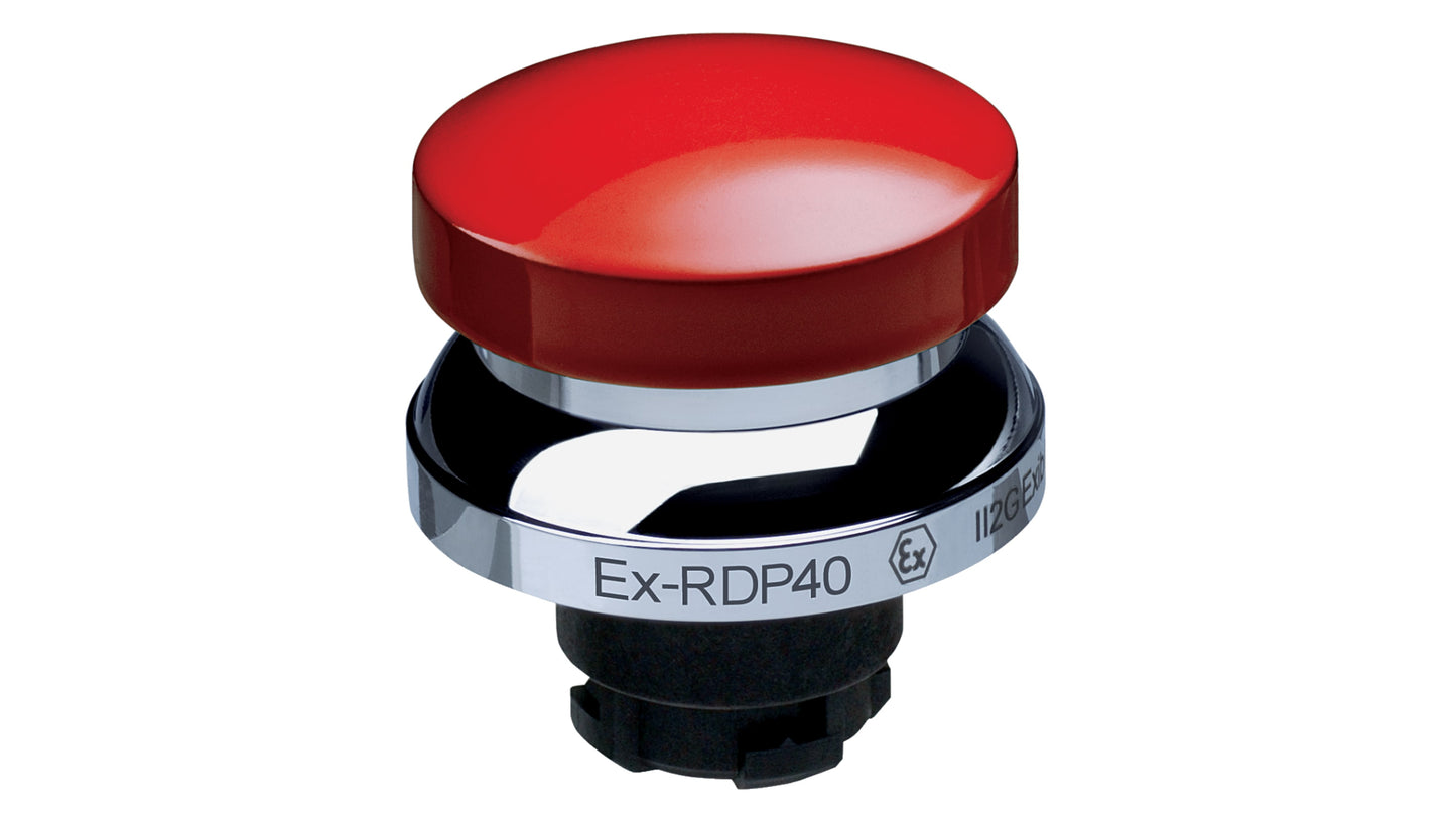 Schmersal EX-RDP Series Red Momentary Push Button Head รหัส EX-RDP40RT