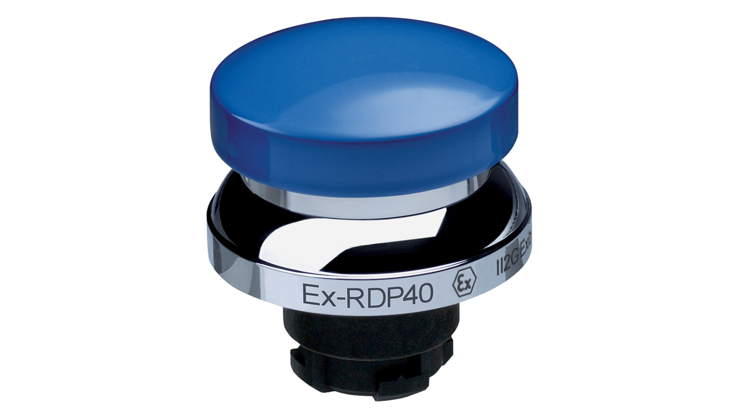 Schmersal EX-RDP Series Blue Momentary Push Button Head รหัส EX-RDP40BL