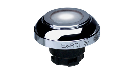 Schmersal EX-RDL Series White Illuminated Momentary Push Button Head รหัส EX-RDLWS