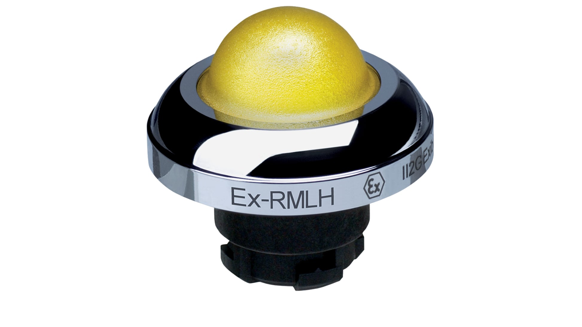 Schmersal EX-RMLH Series Yellow Illuminated Momentary Push Button Head รหัส EX-RMLHGB