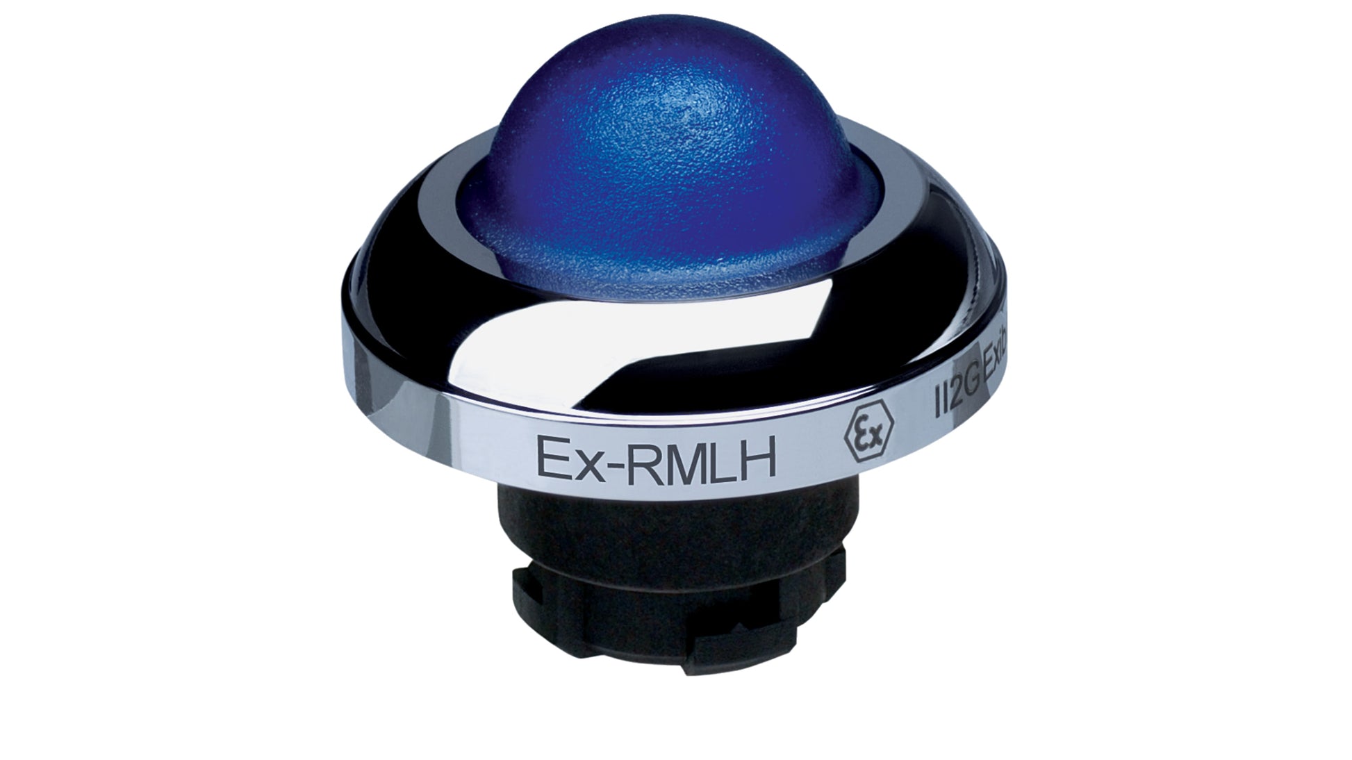 Schmersal EX-RMLH Series Blue Illuminated Momentary Push Button Head รหัส EX-RMLHBL