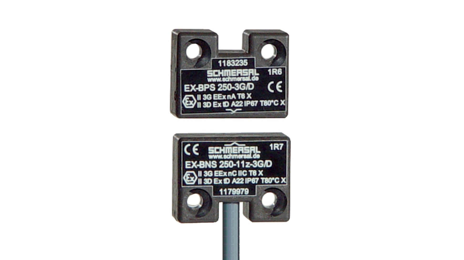 Schmersal EX-BNS 250 Series Flush Magnetic Non-Contact Safety Switch รหัส EX-BNS 250-11Z-3GD