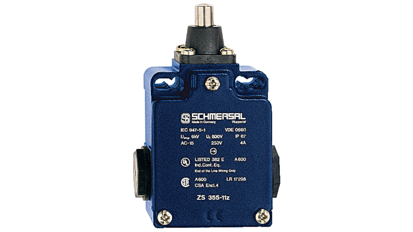 Schmersal EX-T Series Plunger Safety Interlock Switch รหัส EX-TS 355-12Z-3G/D