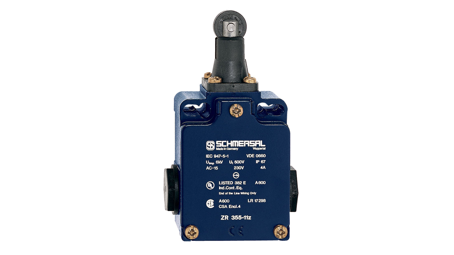 Schmersal EX-Z Series Roller Plunger Safety Interlock Switch รหัส EX-ZR 355-11Z-3G/D