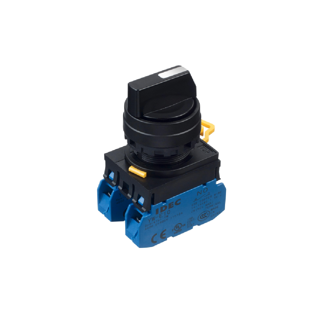 IDEC Selector Switch 22mm 2NO/NO YW1S-3E20