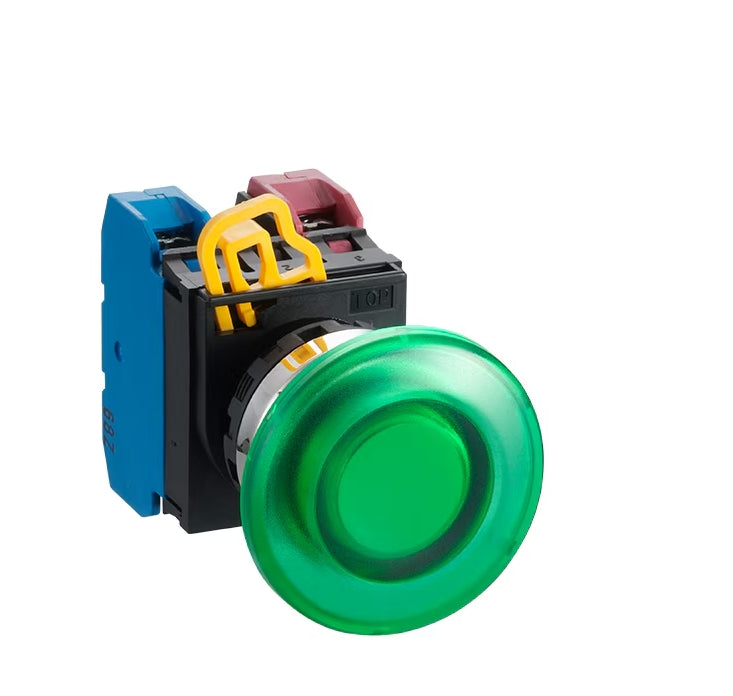 สวิตช์ปุ่มกด IDEC ILLD P. B. SWITCH YW Series YW4L-M4E11QM3PW