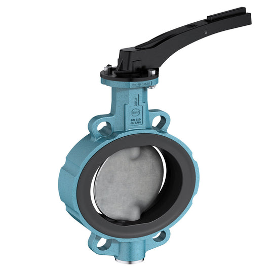 EBRO Butterfly Valve Wafer  Type Z011-A   GG25 (Grey Cast Iron) 125 DN 5 นิ้ว 16 บาร์