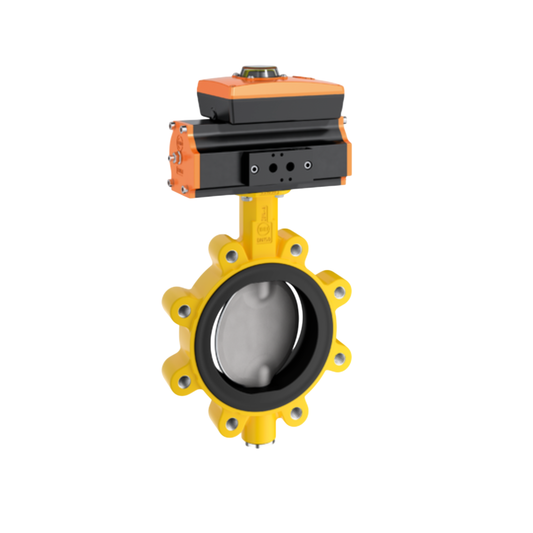 EBRO Butterfly Valve Wafer Type Z014-A Gas GGG-40 Cast Iron 40 DN 1½ นิ้ว 16 บาร์