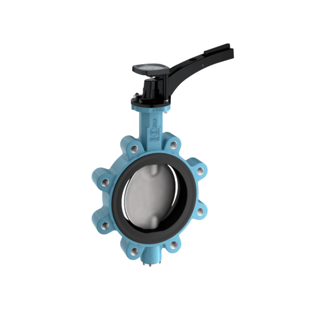 EBRO Butterfly Valve Wafer Type Z014-A therm GGG-40 Cast Iron 40 DN 1½ นิ้ว 16 บาร์