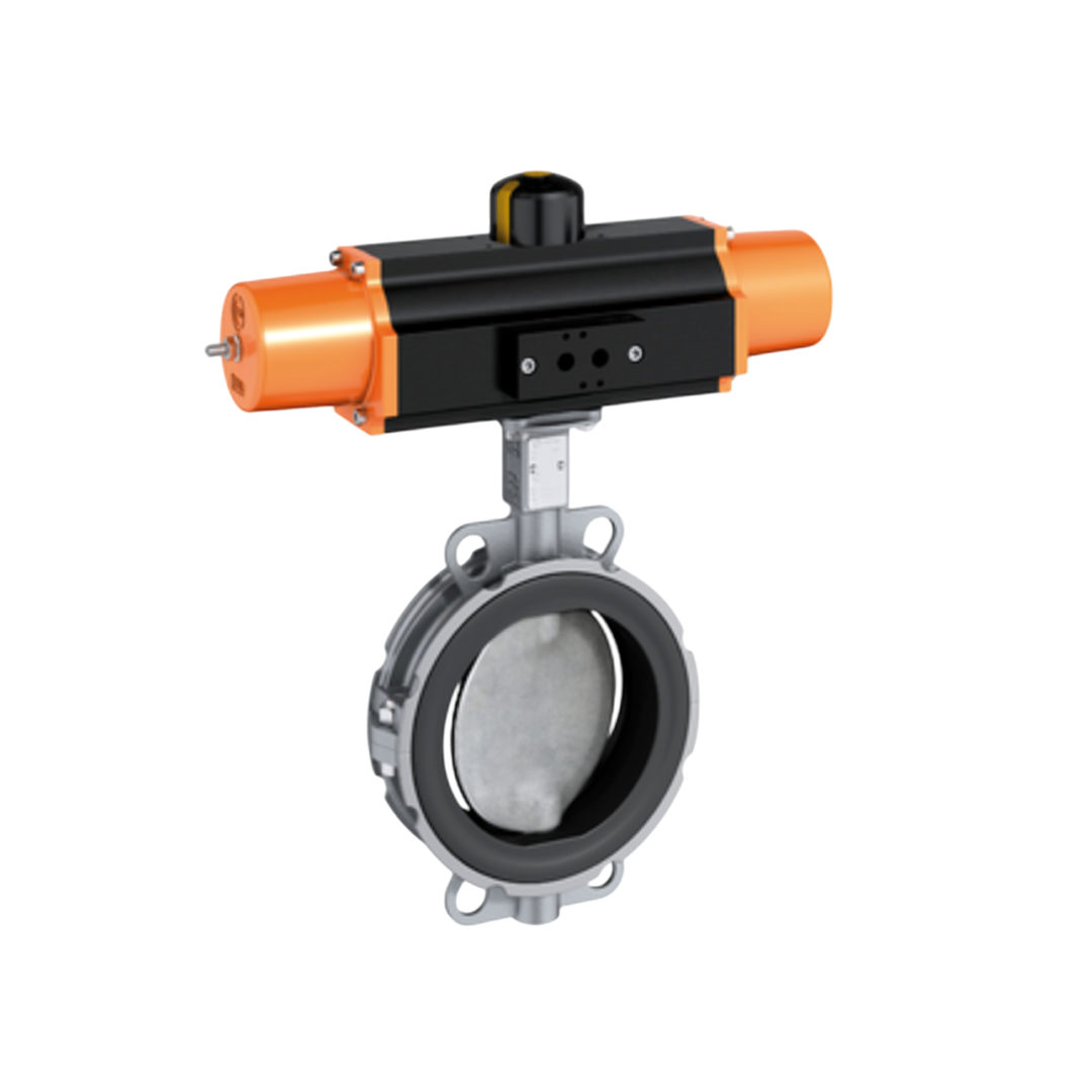 EBRO Butterfly Valve Wafer Type Z611-K G-X5CrNiMo19-11-8 Stainless Steel 200 DN 8 นิ้ว 10 บาร์