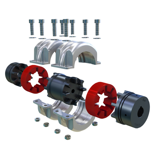Couplings Martin Go-Flex T31 Double Ended Spacer Coupling Dimensions/Ratings GF20