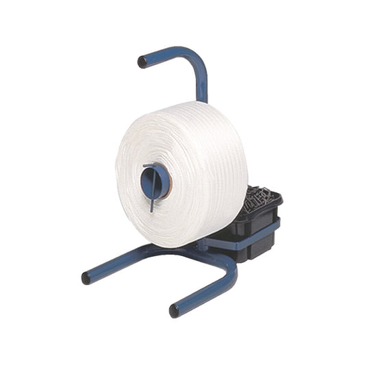 STATIC DISPENSER FOR WOVENSTRAPPING