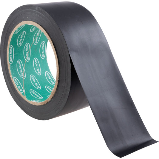 50mm x 33m BLACK HAZARD MARKINGTAPE